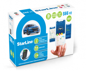 Автосигнализация StarLine S66 v2 BT 2CAN-4LIN GSM ECO